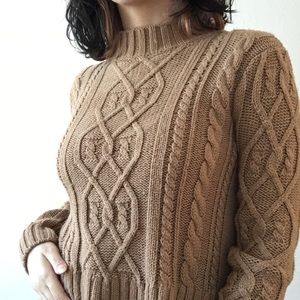 Forever 21 Embroidered Turtleneck Sweater